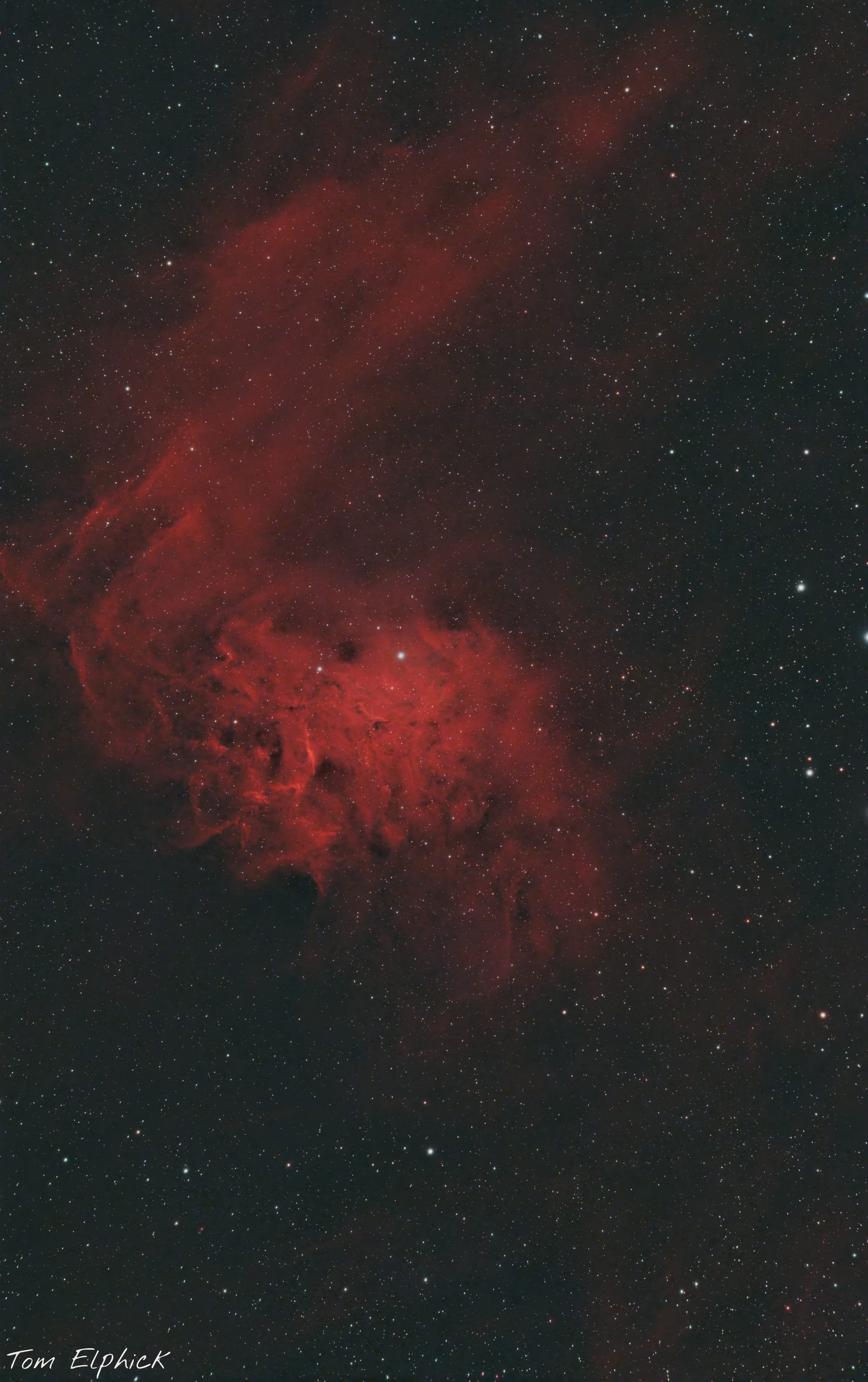 Flaming Star Nebula
