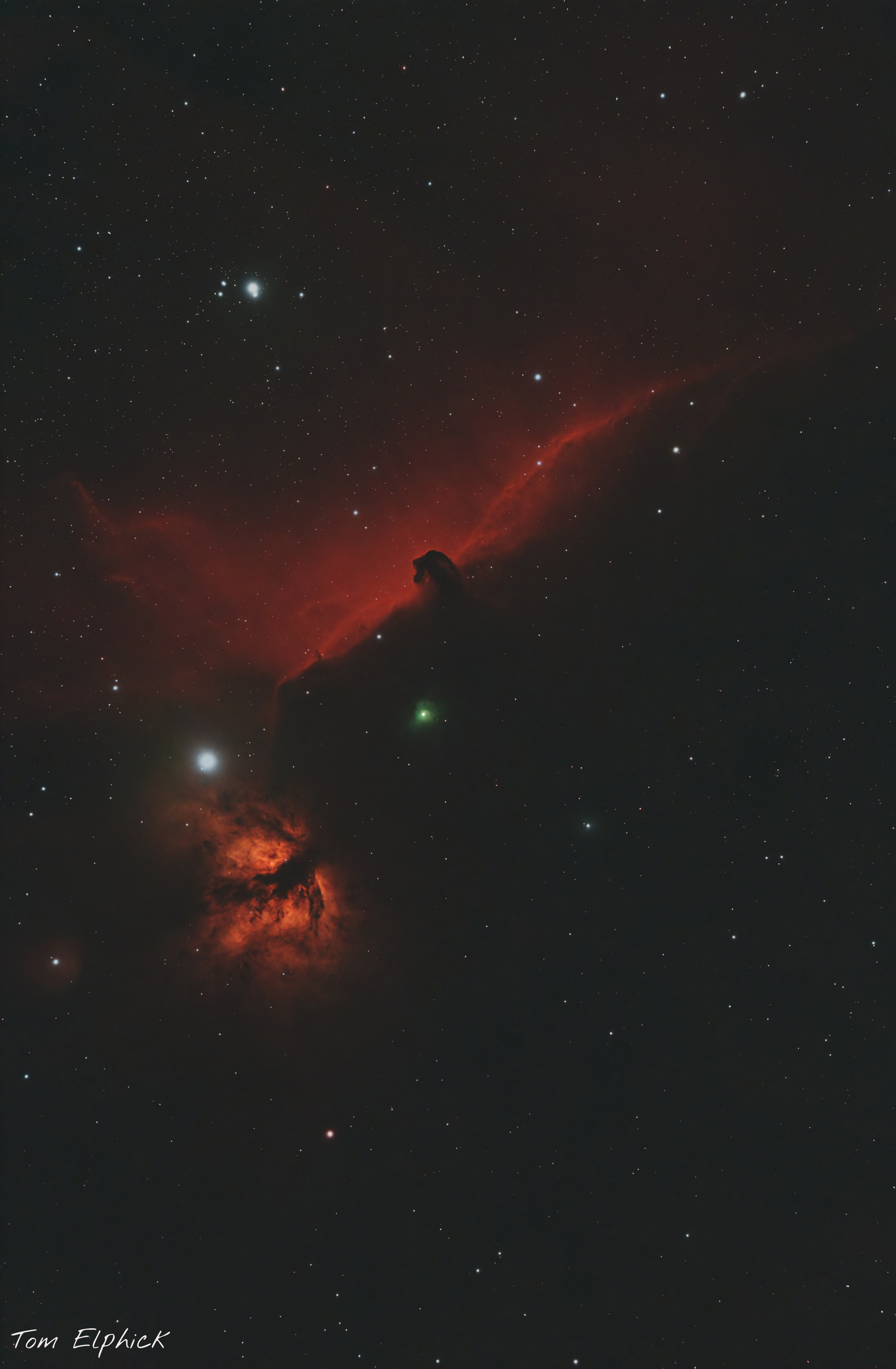 The Horsehead and Flame Nebula